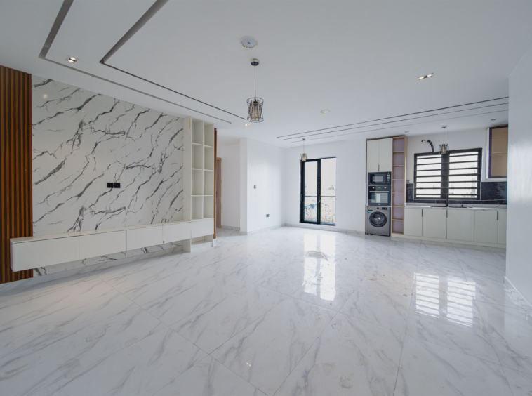 2-Bedroom Apartment in Ikate Lekki Living Room