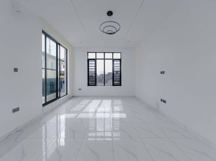 Living room of 2-Bedroom Apartment in Igbo-Efon